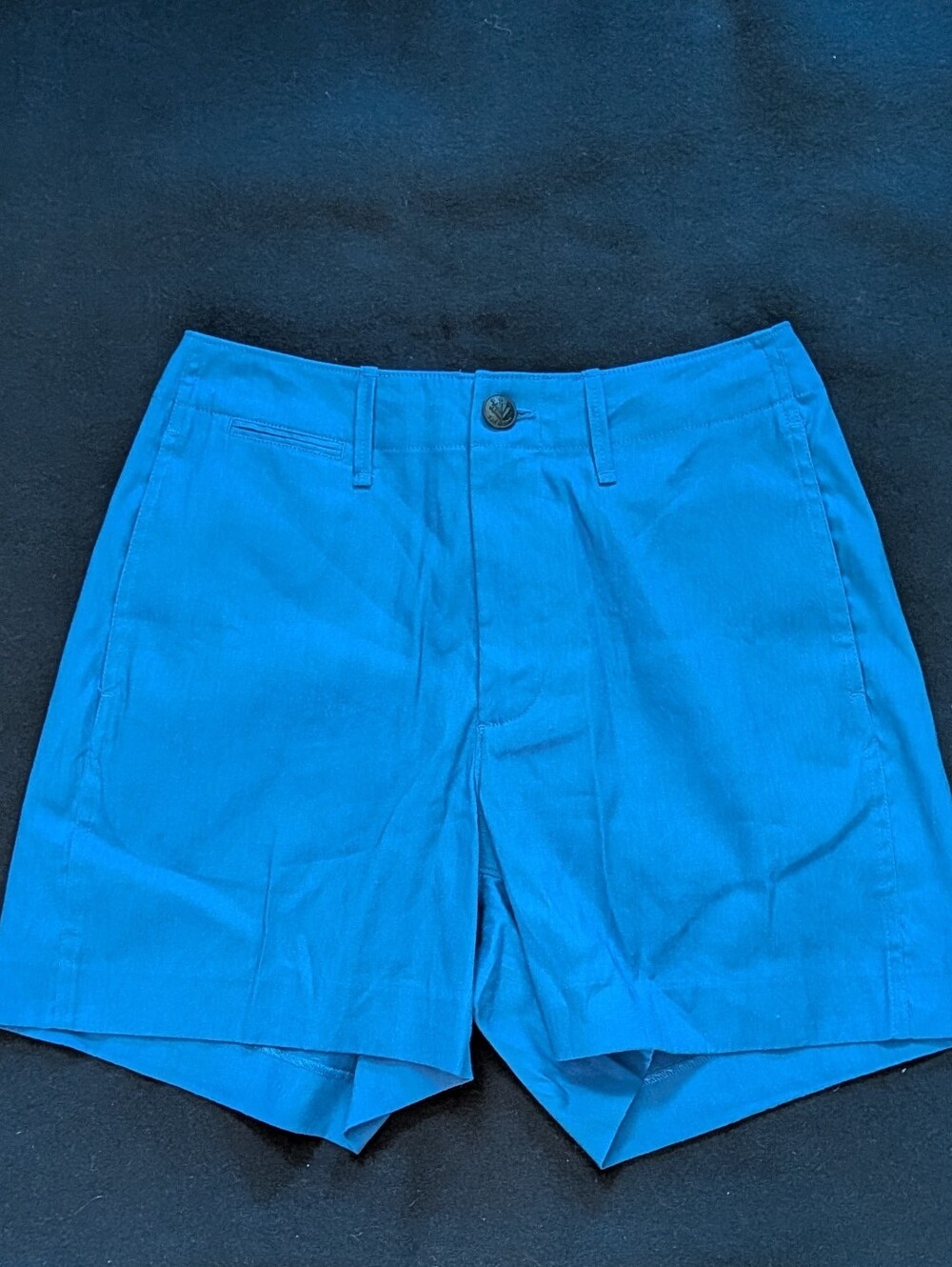 NWT Rag And Bone Bright Blue Sofie Linen Short 2 Tailored